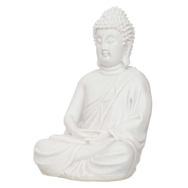 marble Meditating Buddha/Buddh/Gautam Buddha Statue Lord Figurine/Idol/Murti Gift Items Showpiece for HomeDecor Decoration Gifting - Image 3