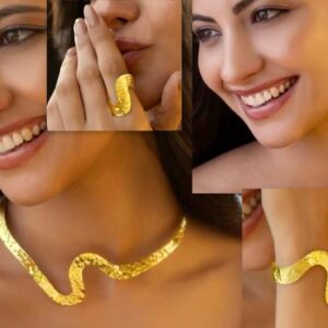 Lustrous Brass: Anti-Tarnish Waterproof Jewelry Set3