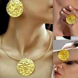 Lustrous Brass: Anti-Tarnish Waterproof Jewelry Set